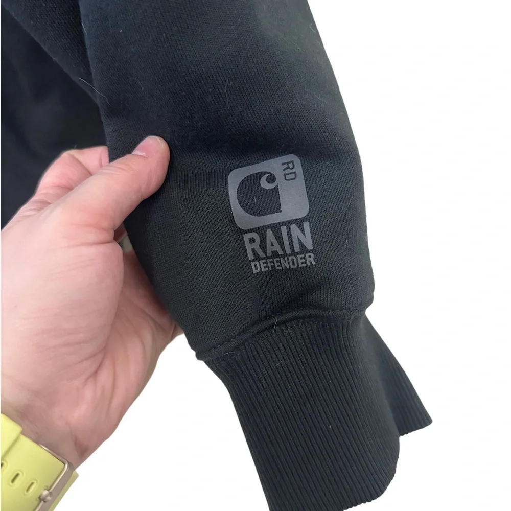 Carhartt Rain Defender Relaxed Fit Zip Up Jacket Sweatshirt Hoodie Sz XL - Picture 7 of 9